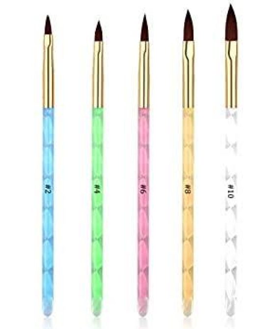 5 Pce Acrylic Brush Set