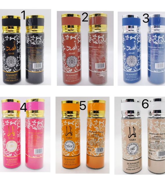 Mix Set Body Mist – 12 x 250ml